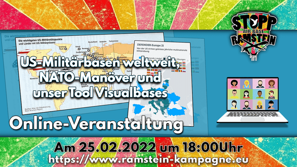 Online Veranstaltung - US-Militärbasen weltweit und NATO Manöver