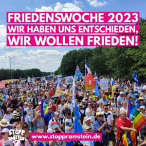 Friedenswoche 2023 ein Rückblick