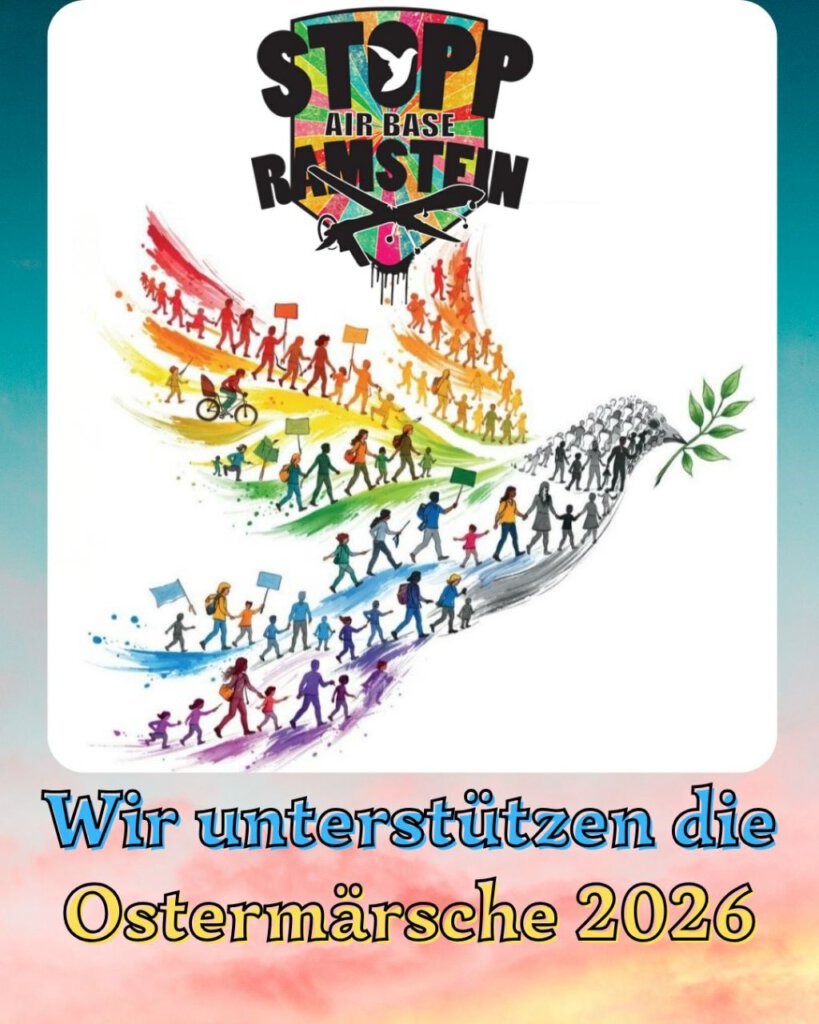 Wir unterstützen dei Ostermärsche 2026